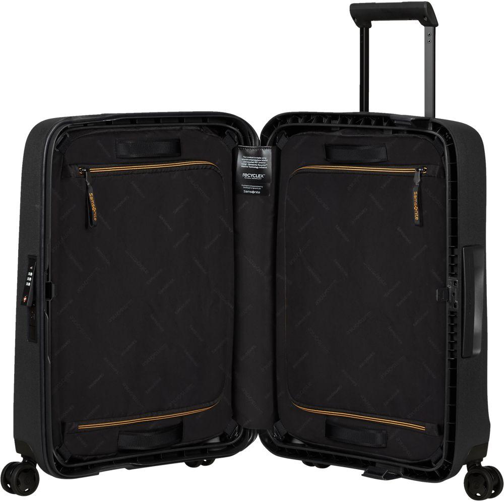 Bordkoffer Samsonite Essens Graphit Spinner S 55cm schwarz Hartschale