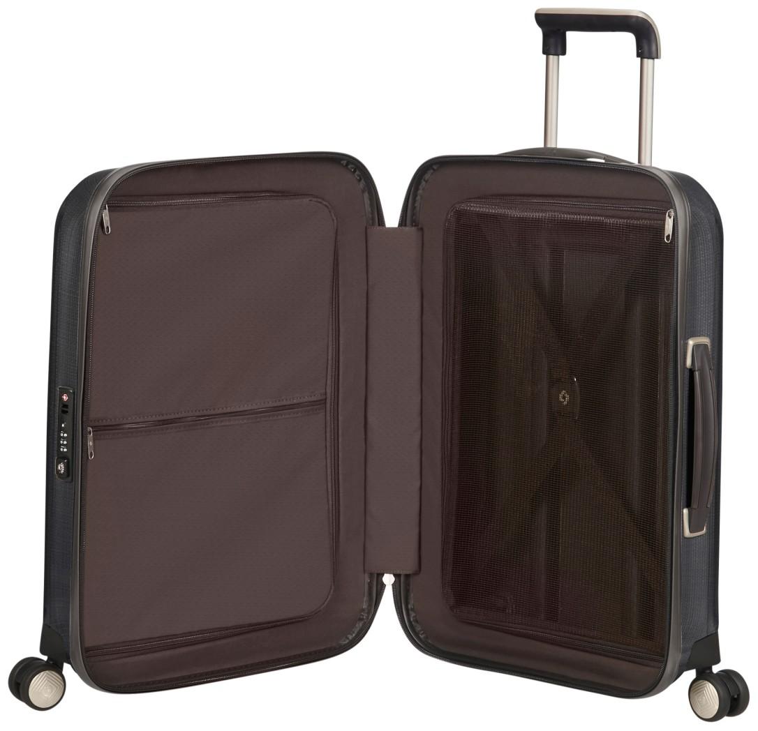 Bordtrolley Spinner S 55cm dunkeloliv Samsonite Lite Cube Dark Olive