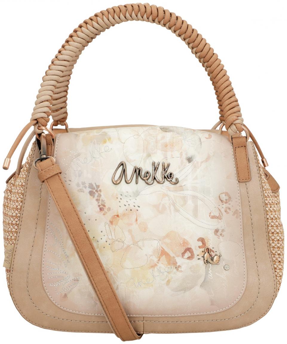 Bowlingbag Anekke Memories Beige mit Bast