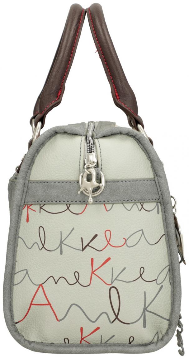 Bowlingtasche Anekke Alma Ole bestickt beige grau