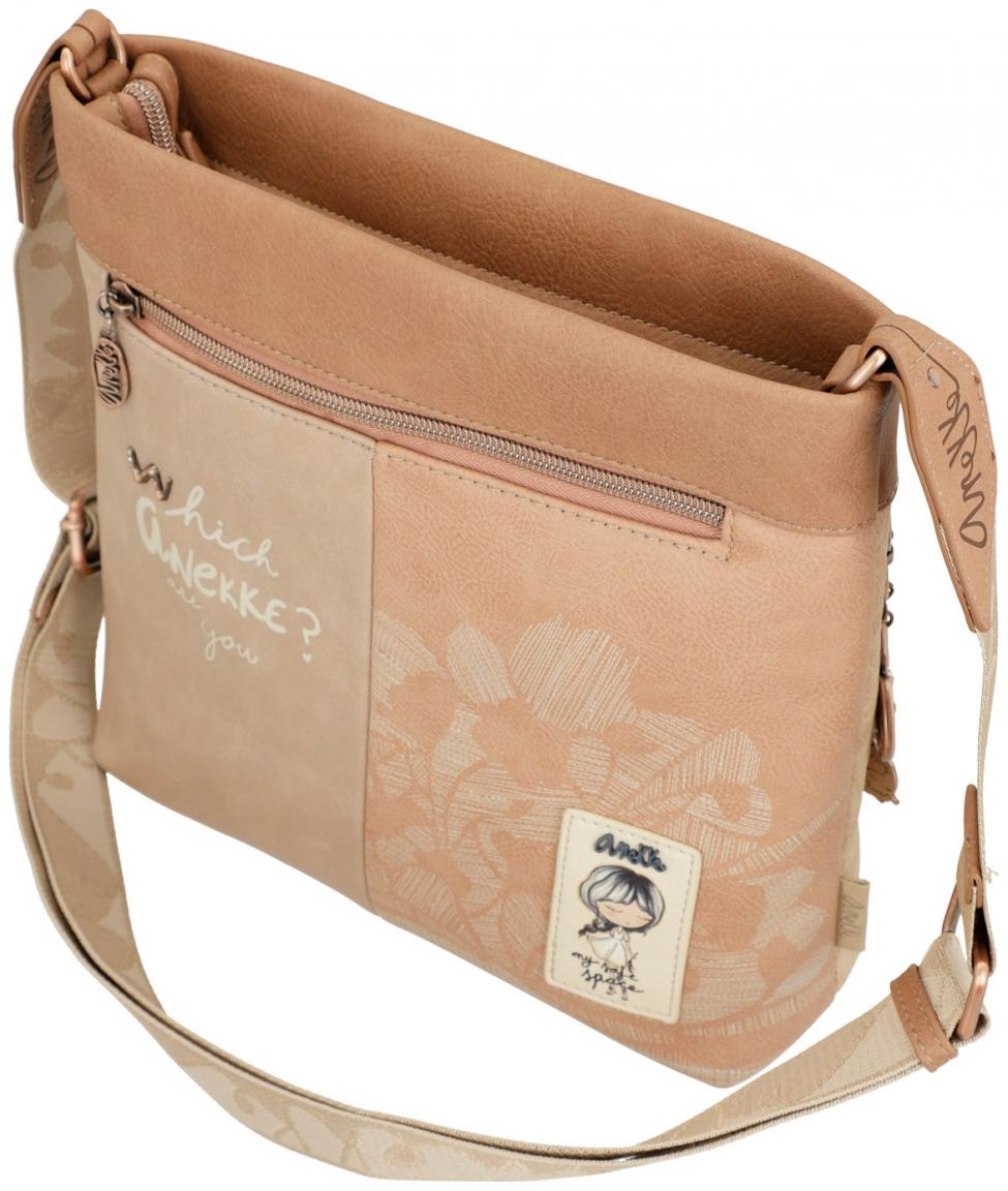 Bucket Bag Anekke Memories Stories Prägung beige metallic