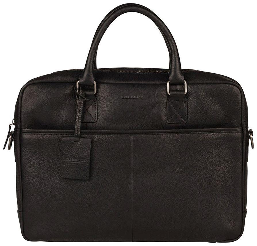 Burkely Laptoptasche Echtleder schwarz Antique Avery Fundamentals 