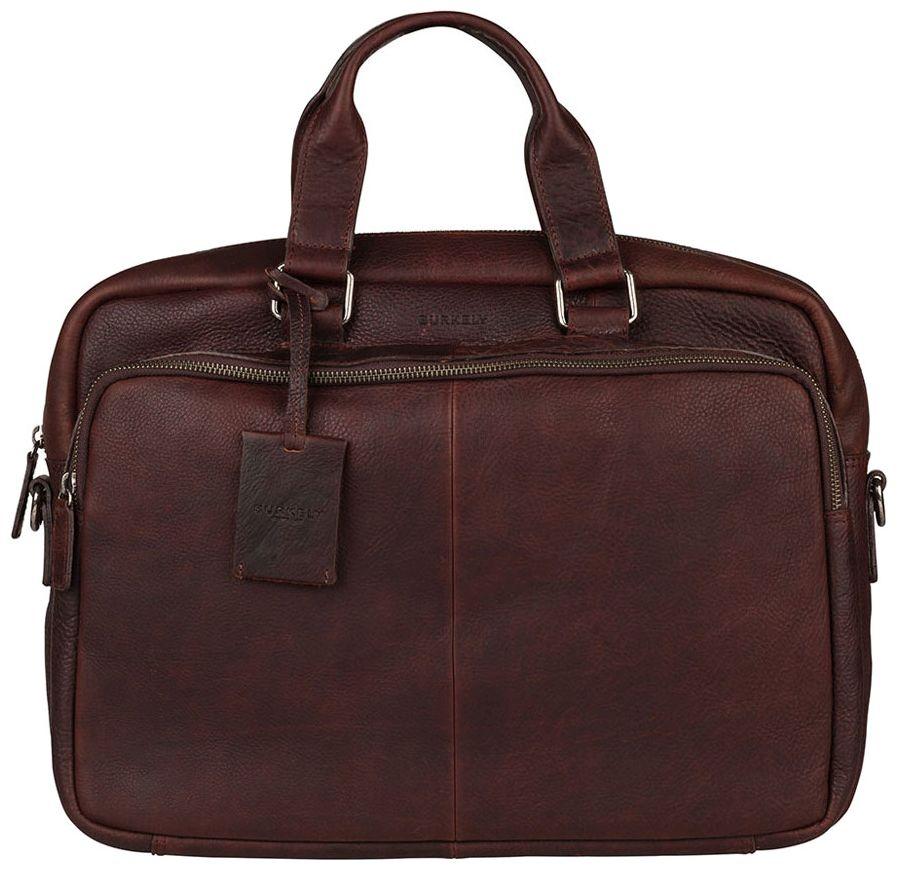 Burkely Workbag Antique Avery dunkelbraun Leder Herren