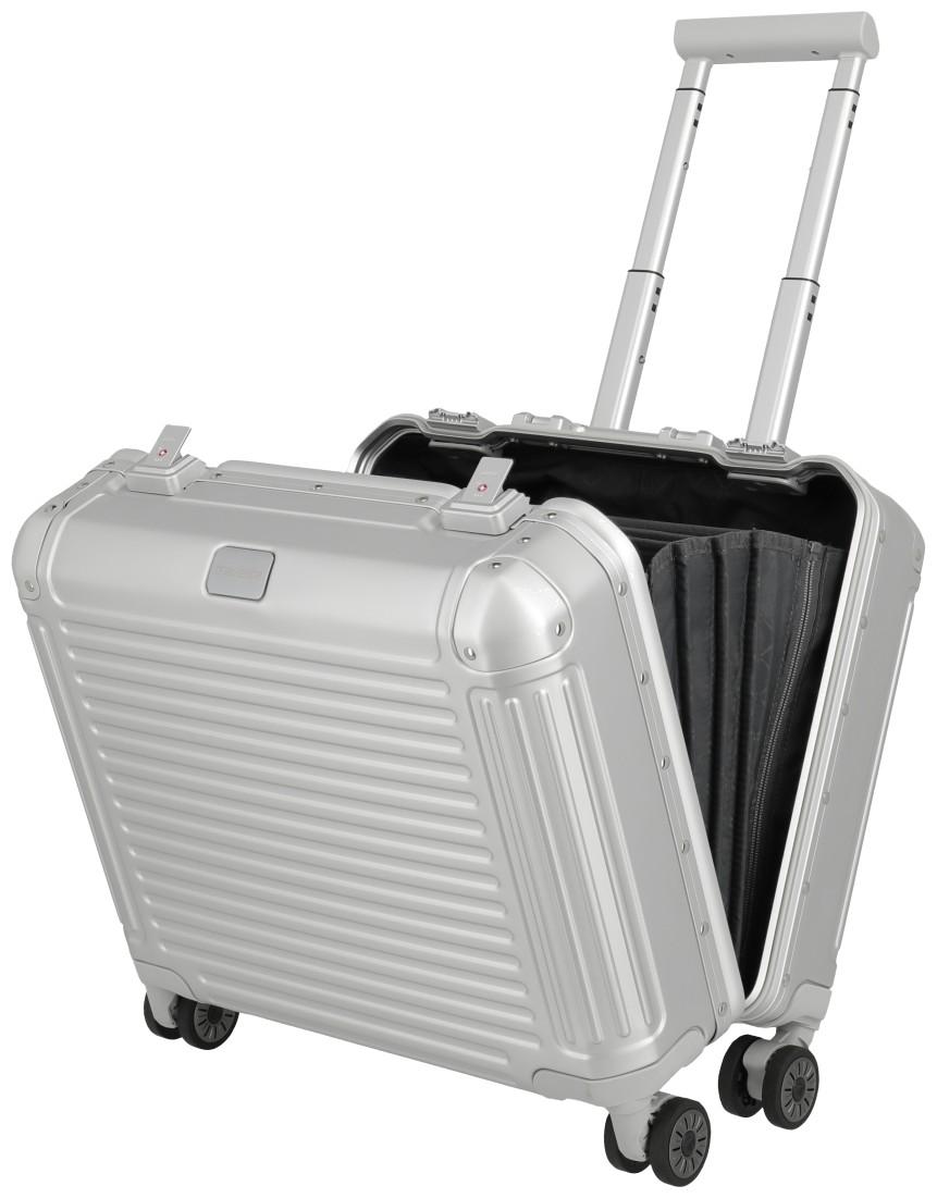 Business Wheeler Silber Travelite Next Alu Laptopfach