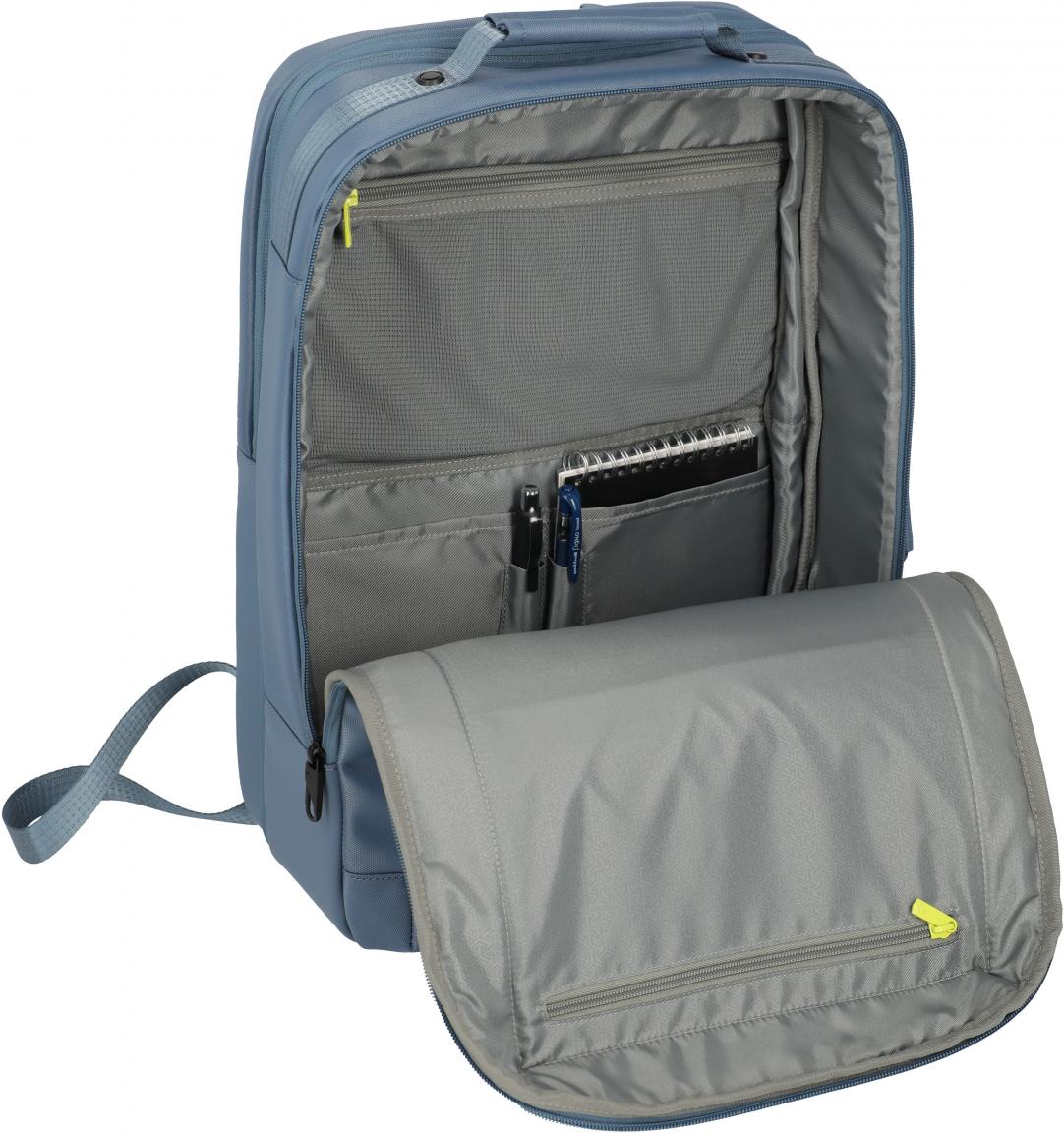 Businessbackpack L Travelite Workfloow denimblue Laptopfach