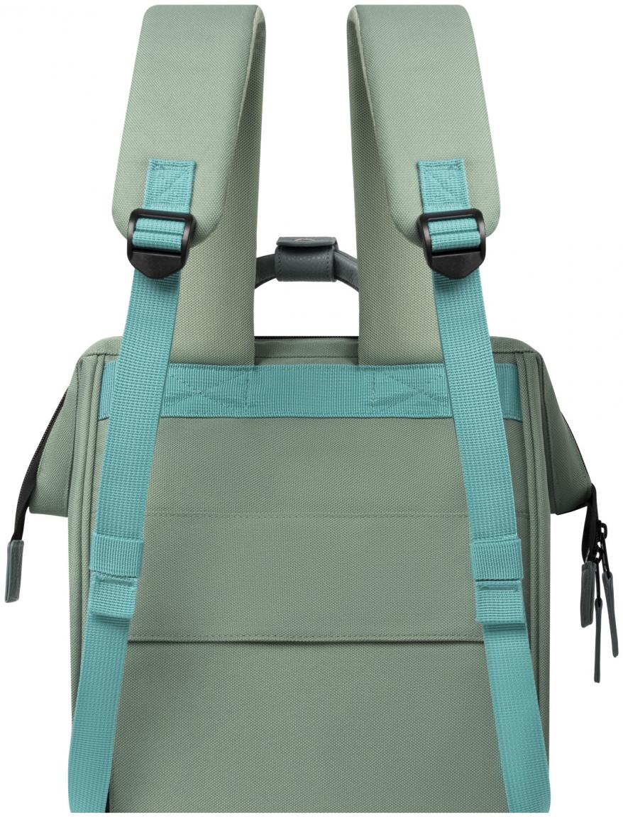 Cabaia Adventurer Medium Seville Rucksack mit Laptopfach grün Wechseltasche