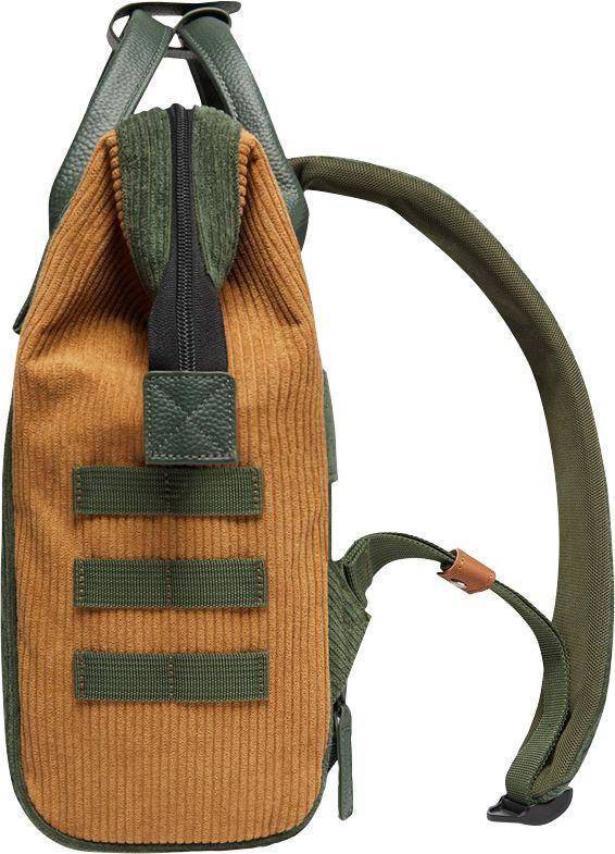 Cabaia Backpack Doha Cord Small Adventurer Grün Fronttasche