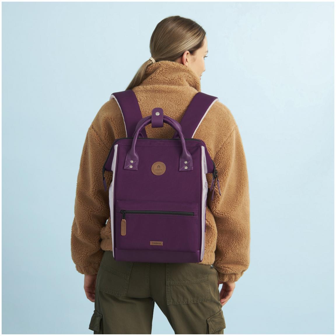 Cabaia Freizeitrucksack Adventurer Medium Kingston Violett 