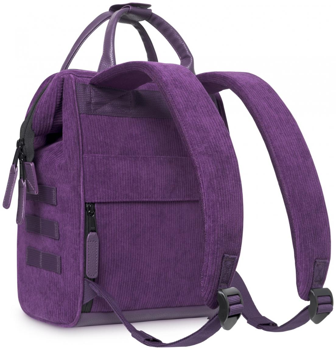 Cabaia Mädchenrucksack lila Cord Wechselpouch Adventurer Small Nancy