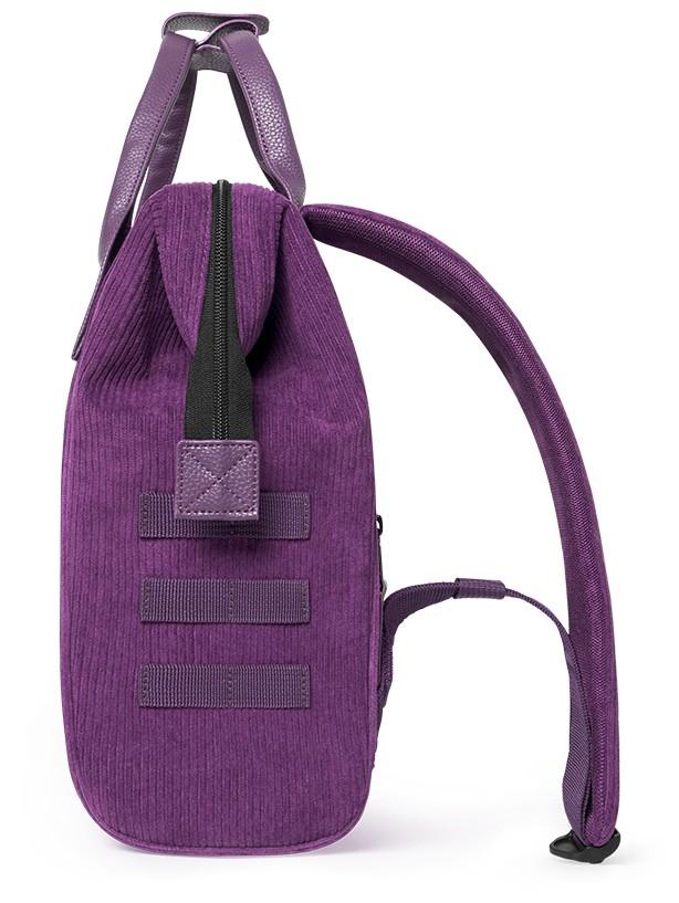 Cabaia Mädchenrucksack lila Cord Wechselpouch Adventurer Small Nancy