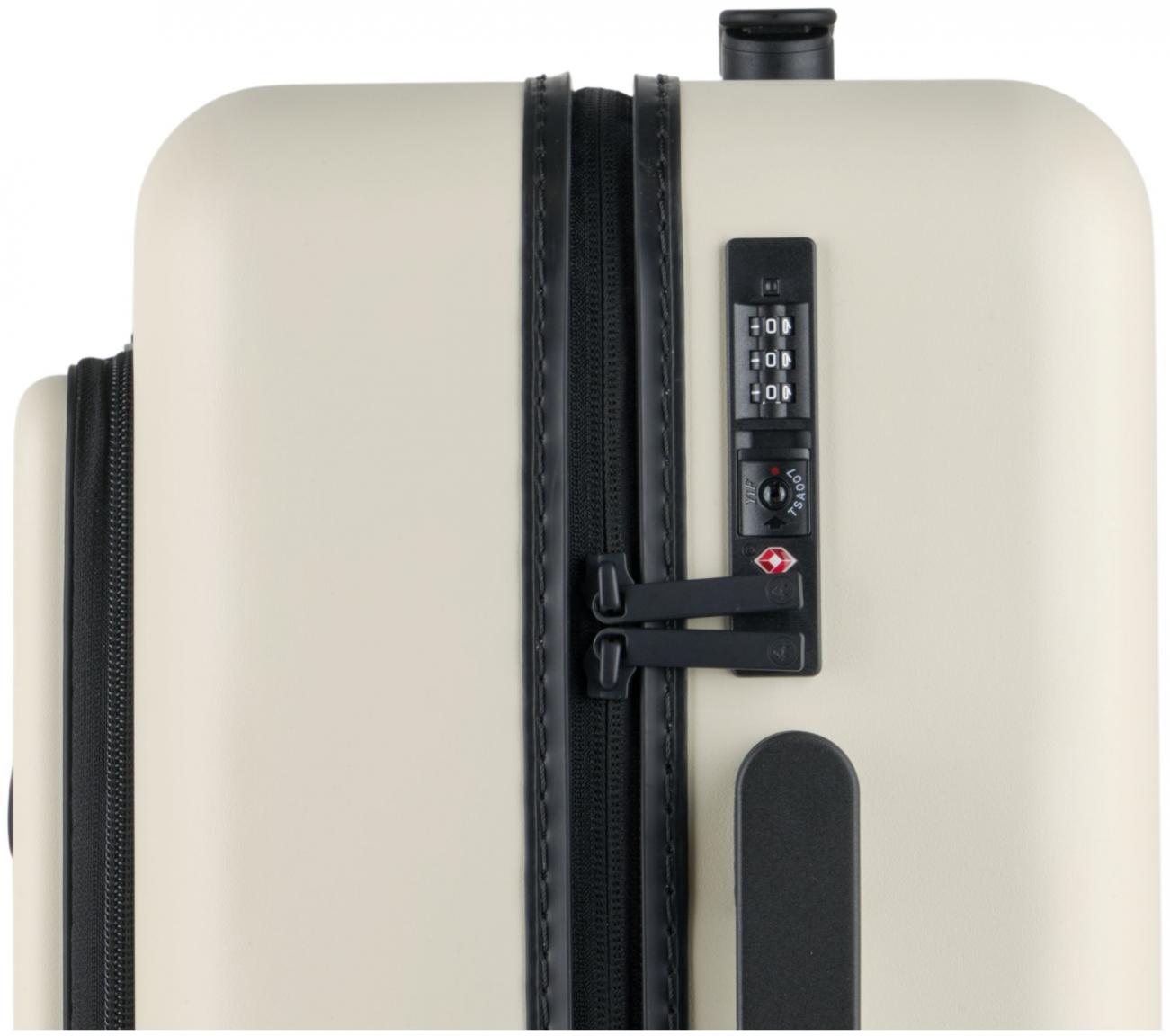 Cabaia Traveler JFK hellbeige Rollenkoffer Handgepäck 