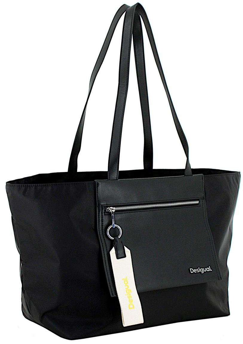 Cahuil Shopper Desigual Nylon schwarz