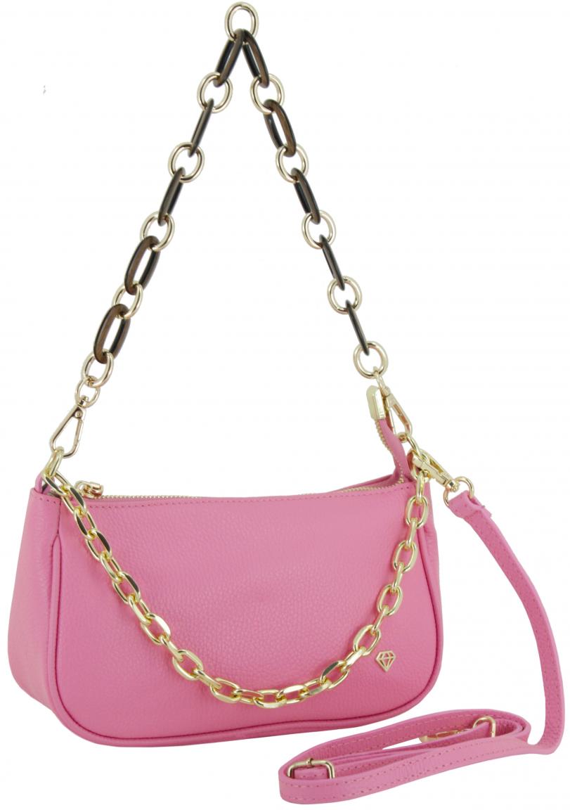 Caleidos feminine Handtasche pink Leder 