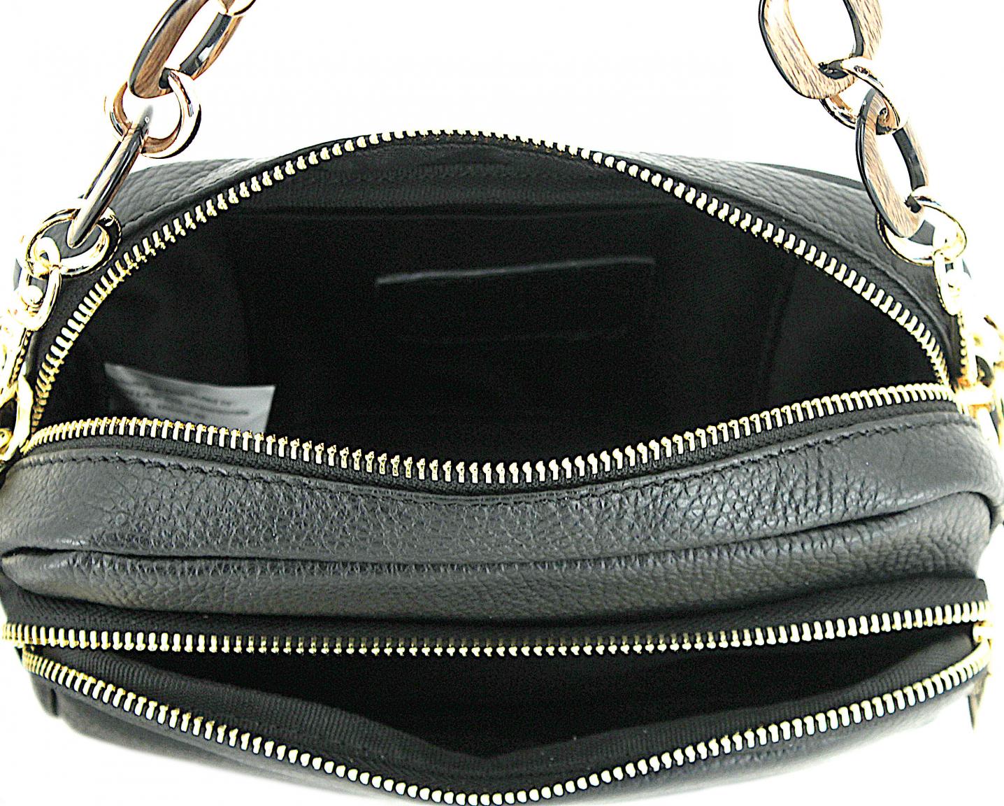 Caleidos italienische Handtasche beige Kette 