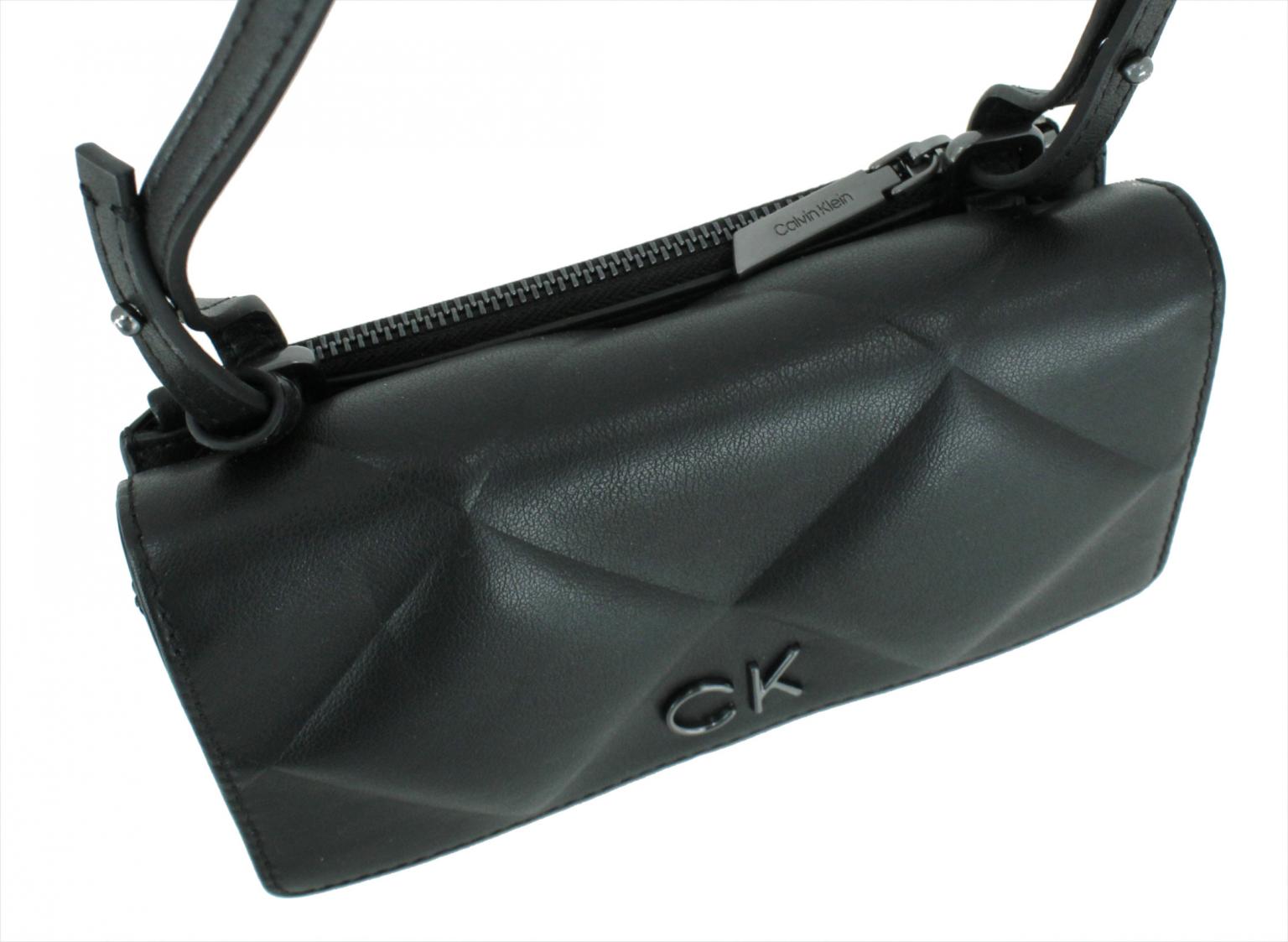 Calvin Klein Abendtasche Überschlag Rautenmuster Re-Lock Quilt Mini Bag