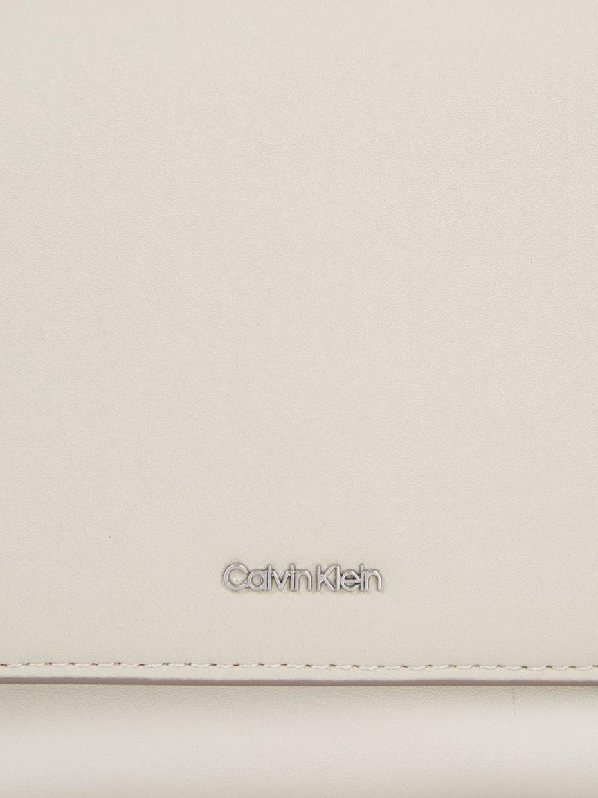 Calvin Klein Damenhandtasche Überschlag Color Block beige stoney