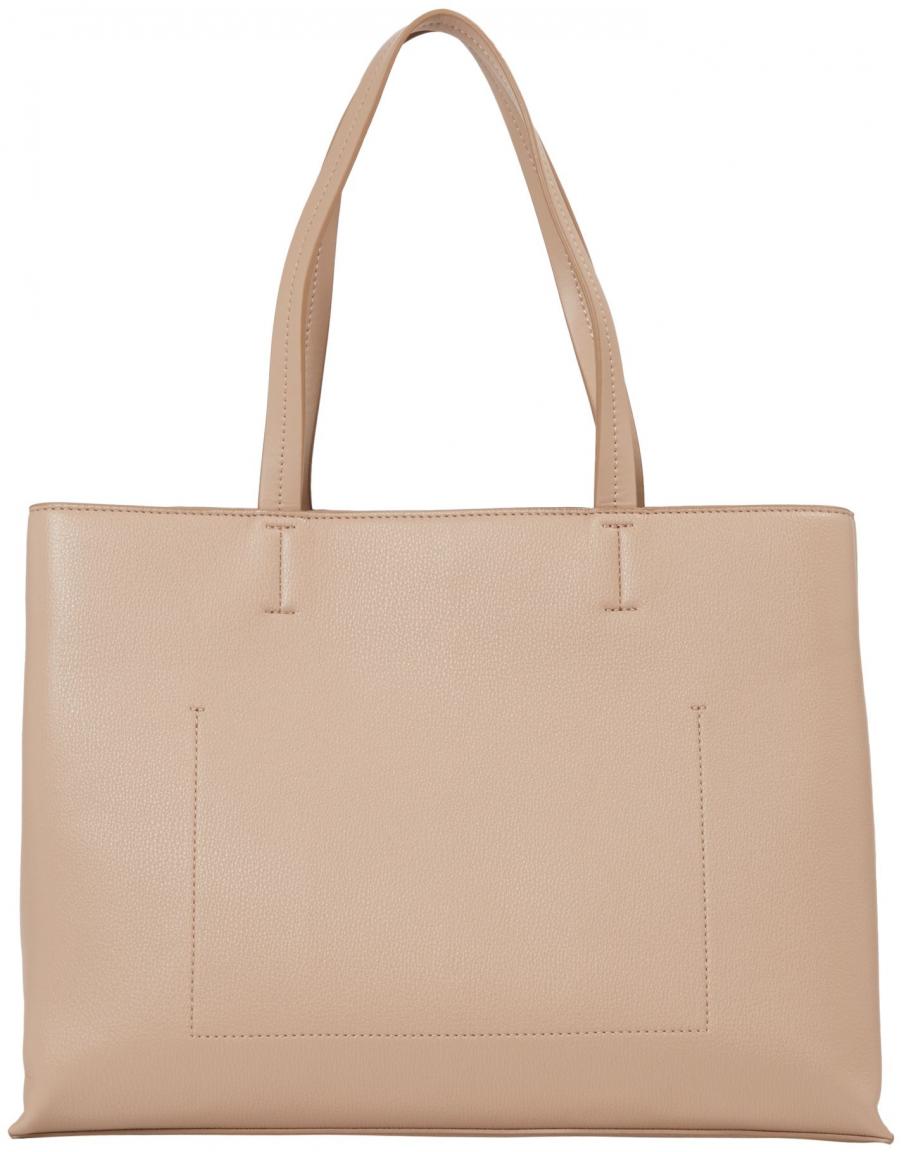 Calvin Klein Henkeltasche Chanterelle dunkelbeige Medium Tote Pebble Daily