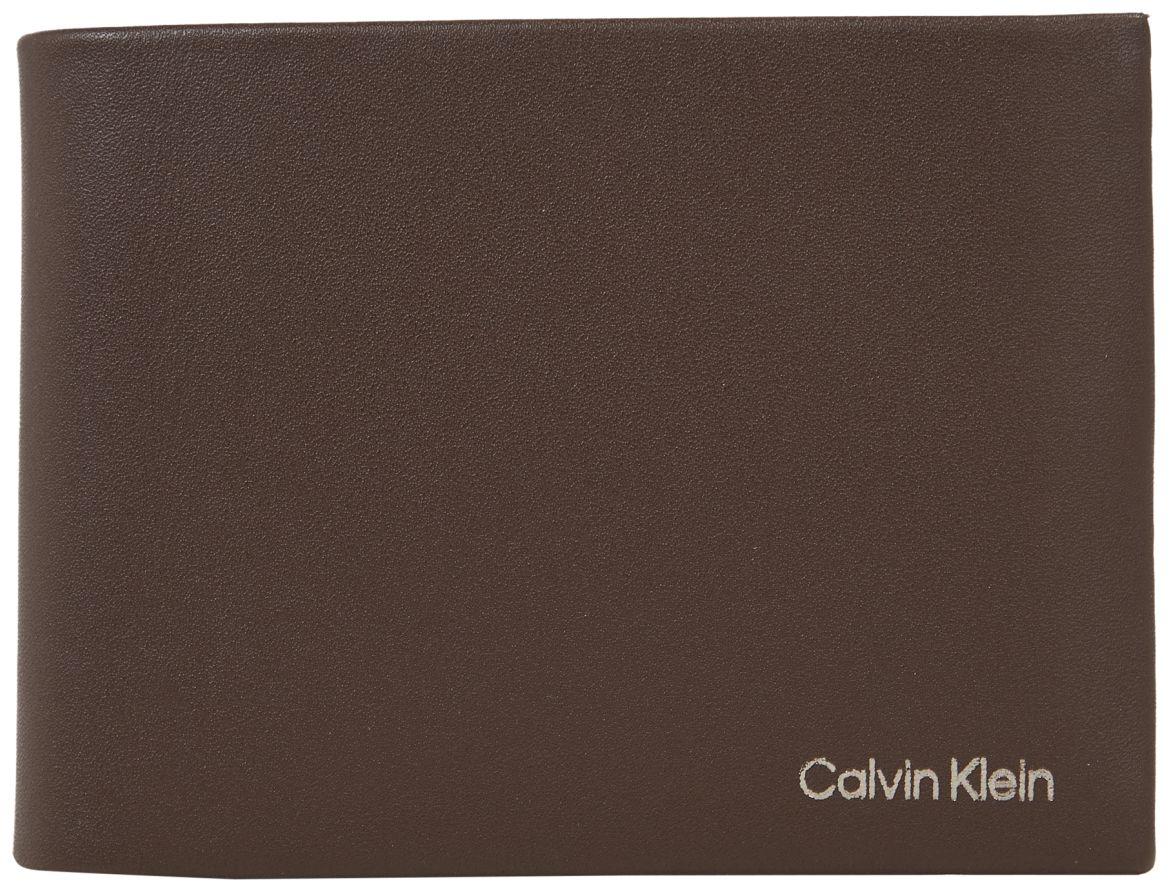 Calvin Klein Herrengeldbeutel braun Concise Trifold 10CC W/Coin Java