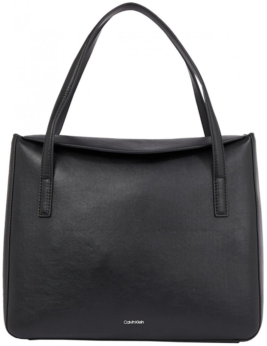 Calvin Klein Soft Sculpt Medium Shopper Henkeltasche schwarz