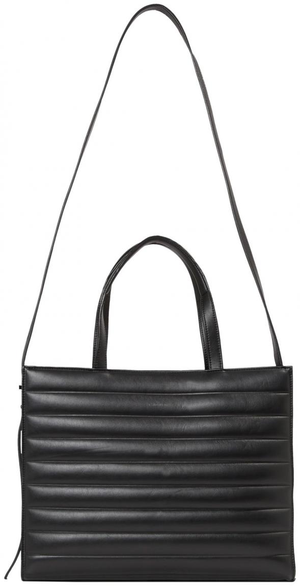 Calvin Klein schmale Shoppertasche gepolstert Medium schwarz