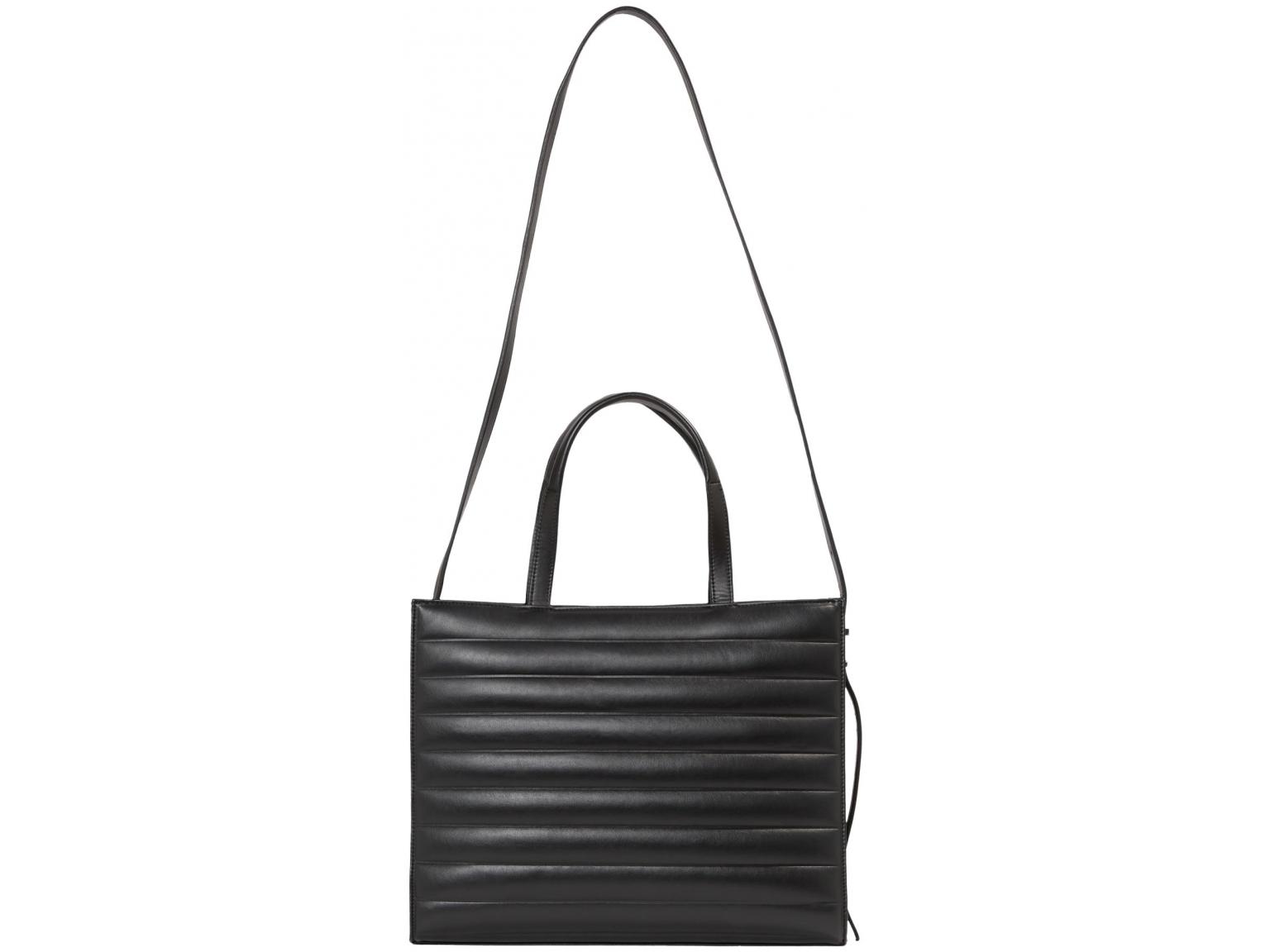 Calvin Klein schmale Shoppertasche gepolstert Medium schwarz