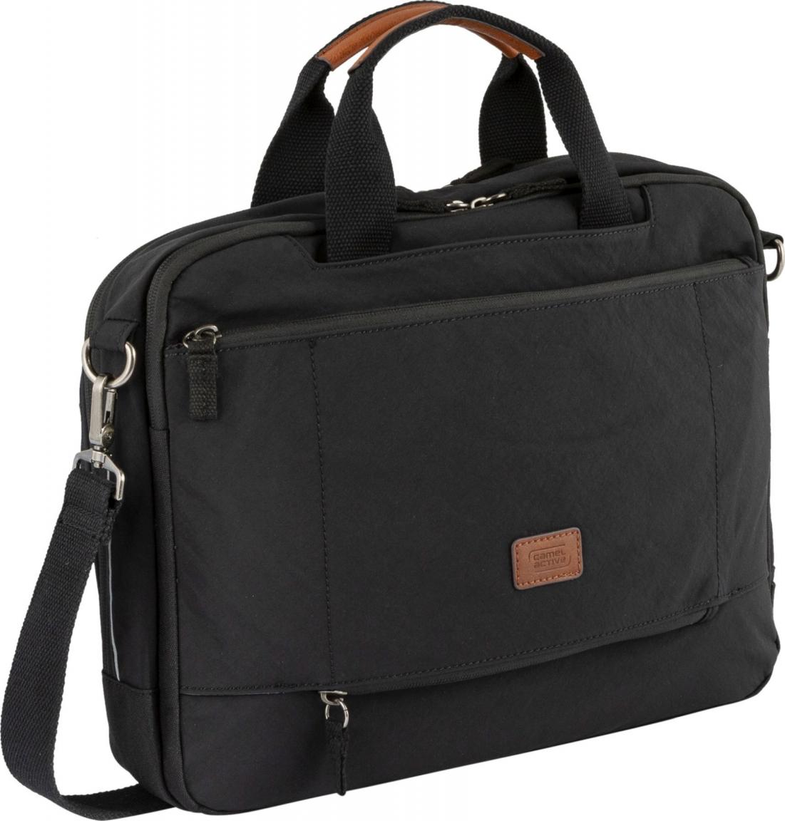 Camel Active Herrentasche mit Laptopfach City schwarz nachhaltig