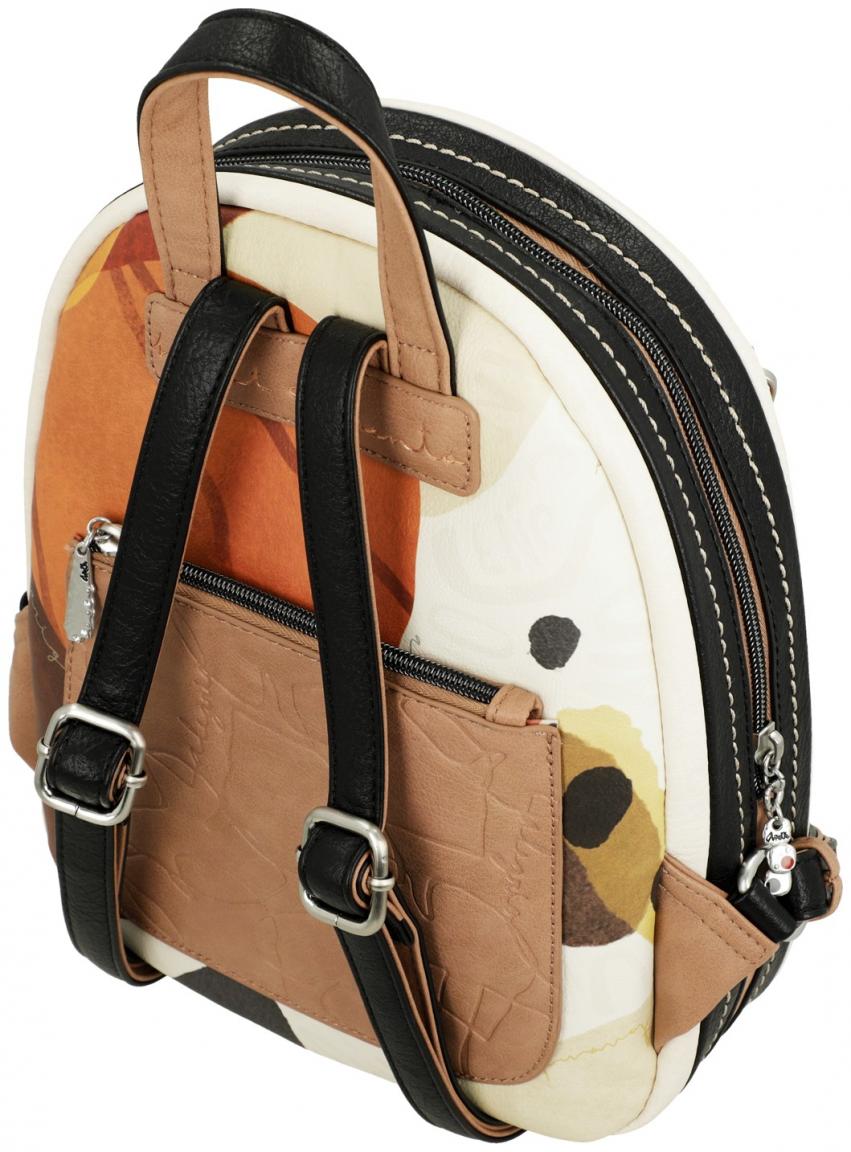 Citybackpack Anekke Alma Lunares beige bunt Polka Dots