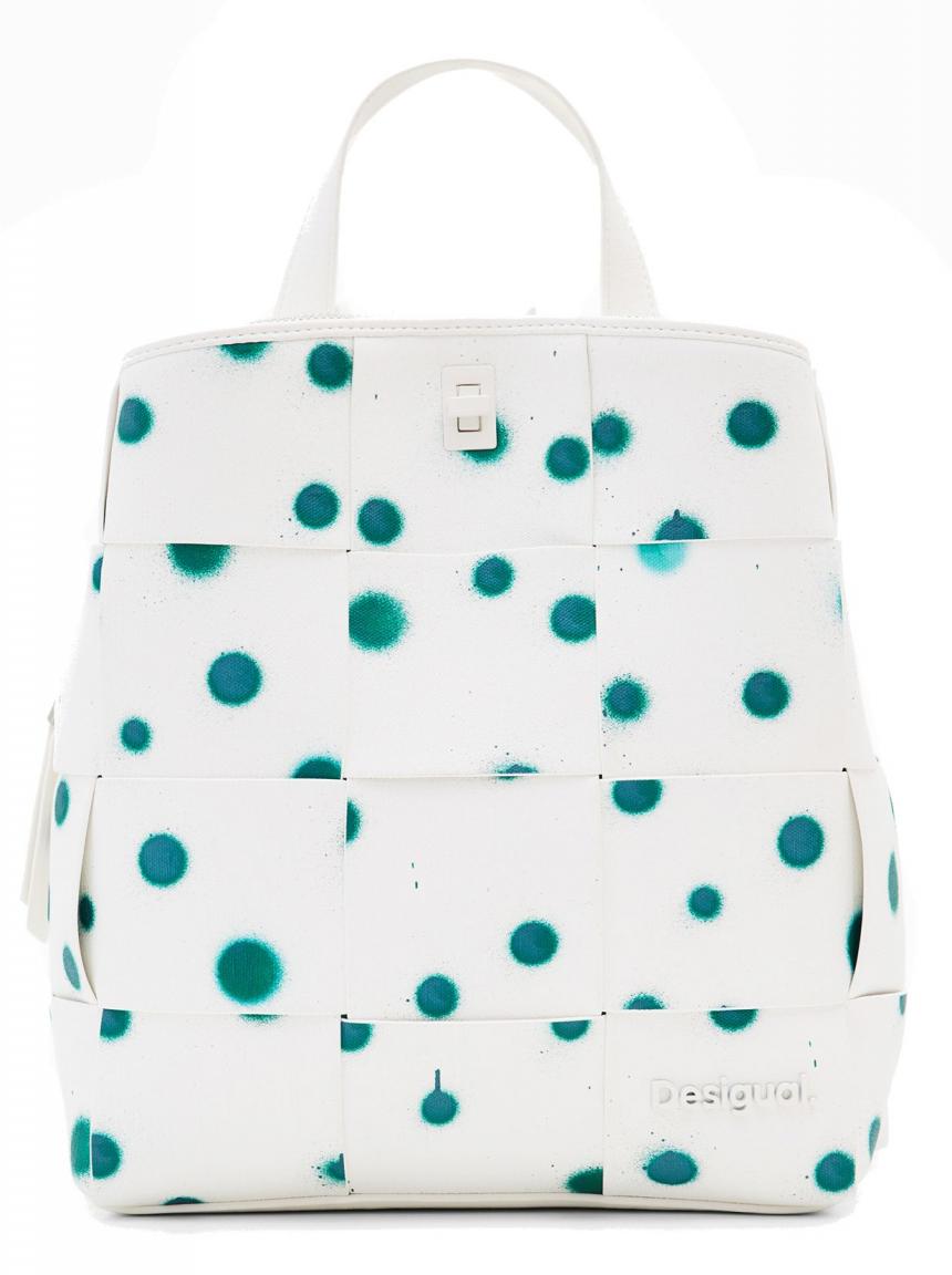 Citybag Desigual New Splatter Sumy Mini Blanco Ecru