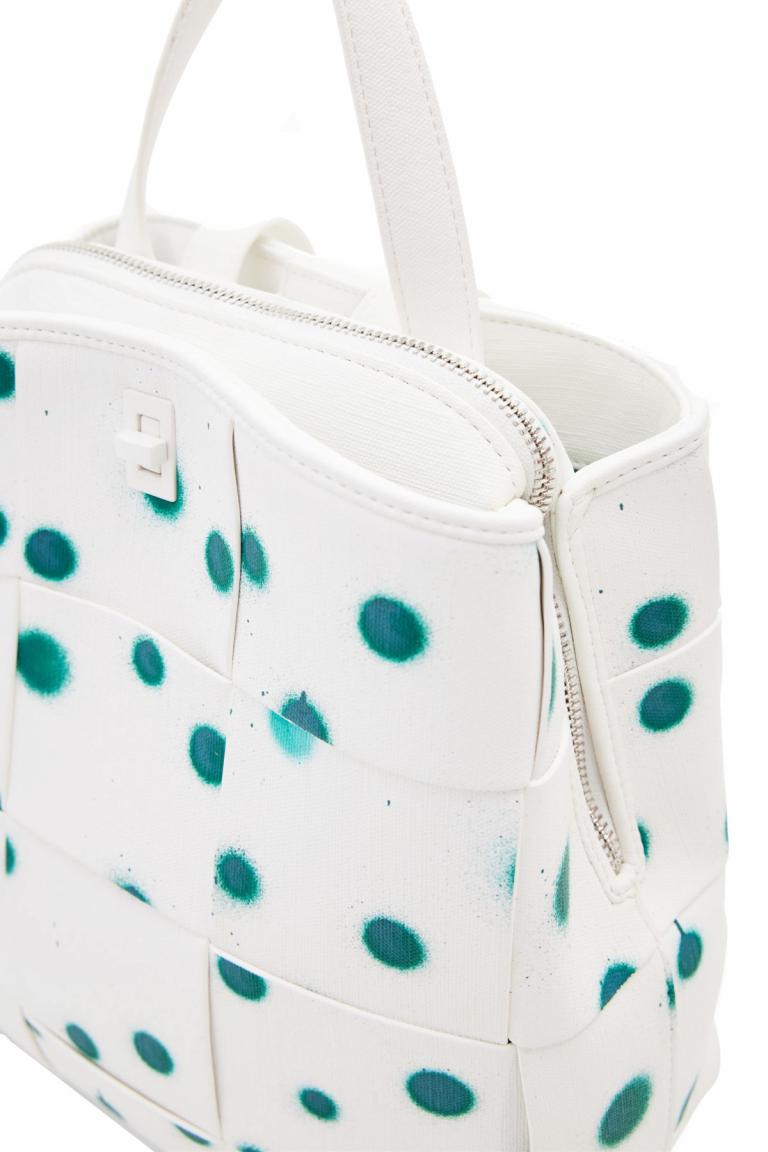 Citybag Desigual New Splatter Sumy Mini Blanco Ecru