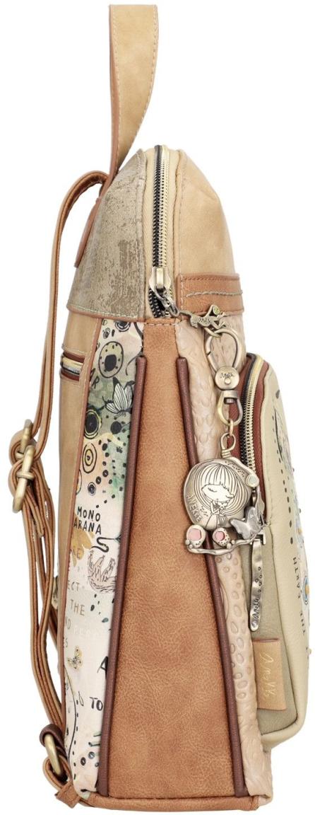 Cityrucksack Damen Anekke Amazonia Butterfly Stickerei Anhänger