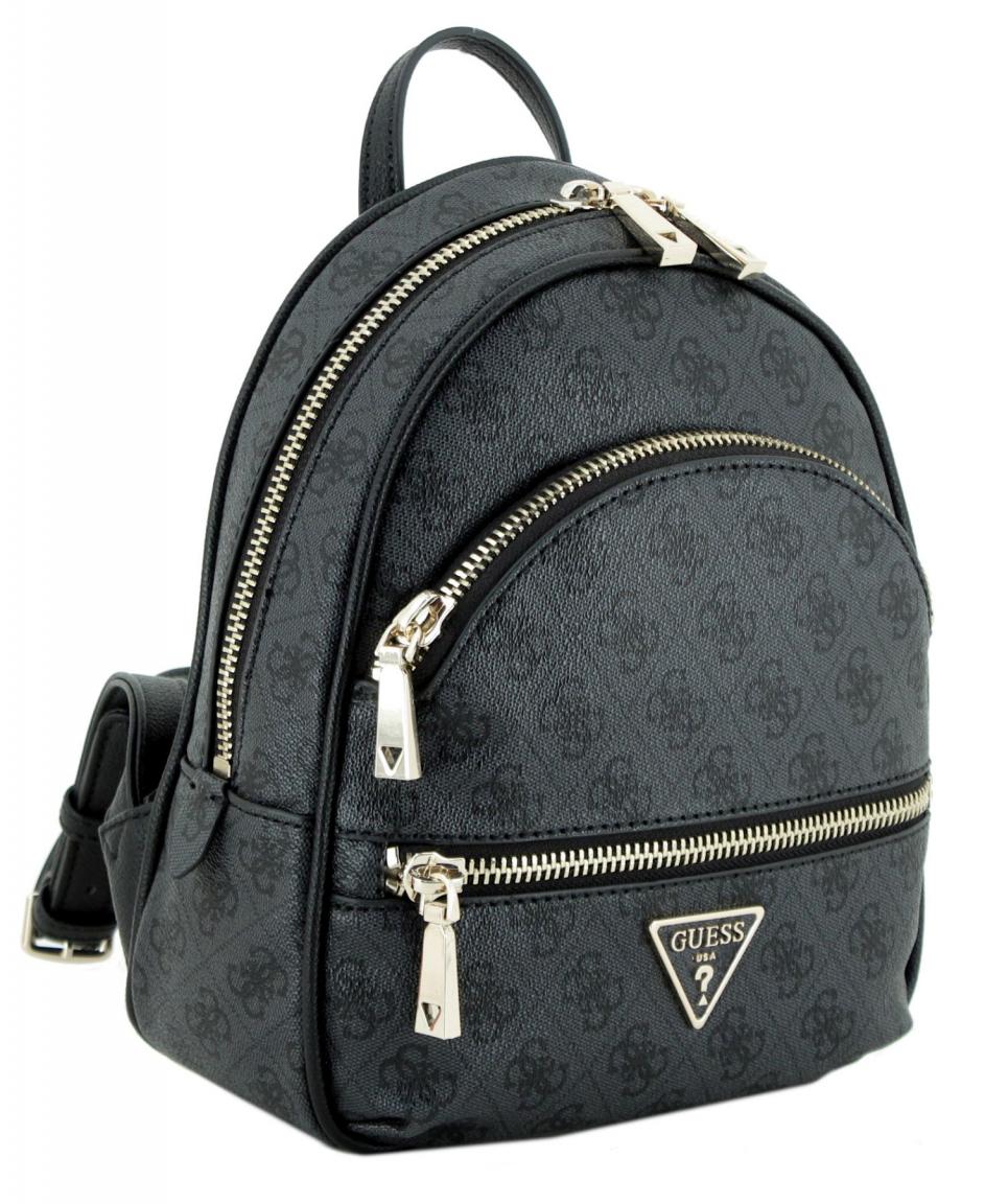 Cityrucksack Damen Guess Manhattan Small Coal Logo