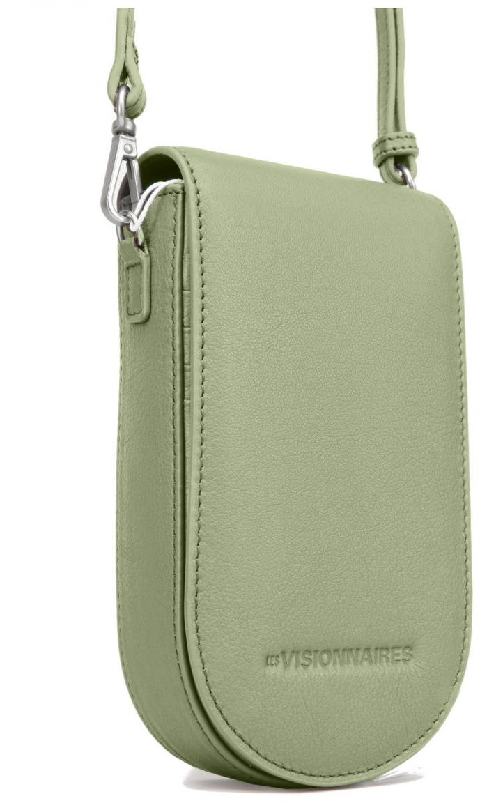 Crossbody Abendtasche olivgrün Les Visionnaires Adele Silky Matcha