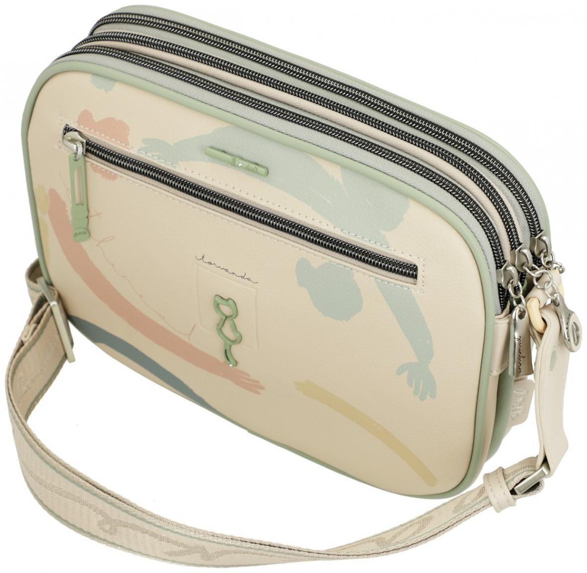 Crossbody Bag Anekke Alma Original beige dreigeteilt