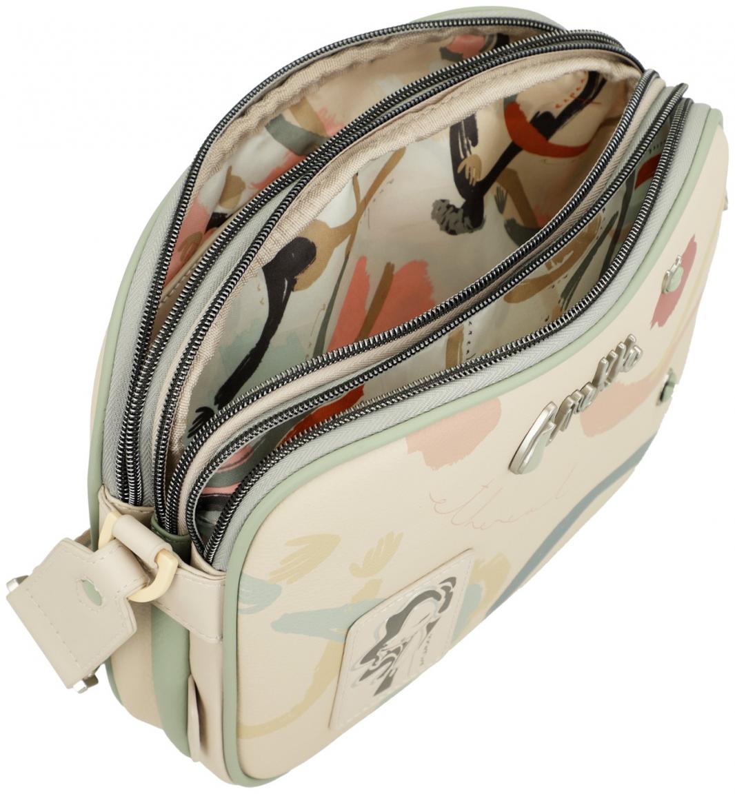 Crossbody Bag Anekke Alma Original beige dreigeteilt