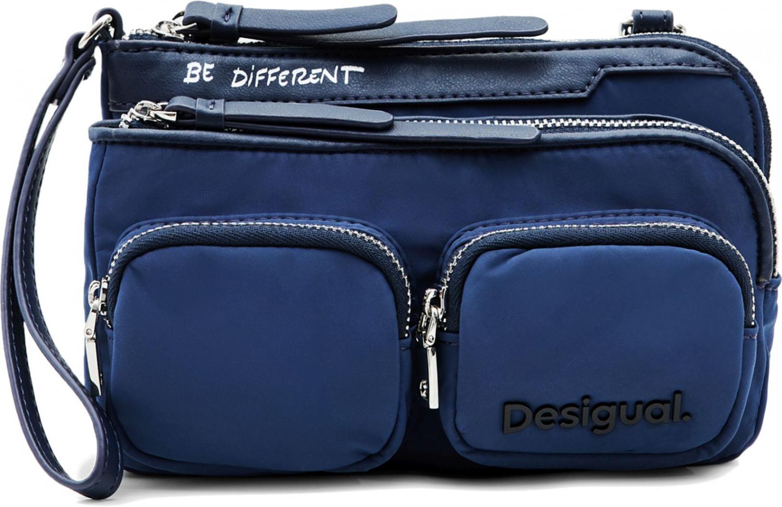 Crossbodybag Linda Desigual Pocketmas Navy Blau 