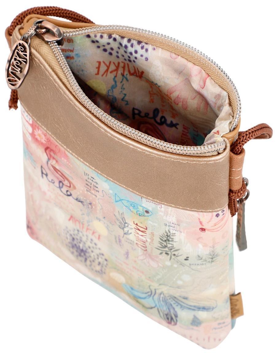 Crossbodybag Slim Anekke Mediterranean Goldglitzer Meeresbrise