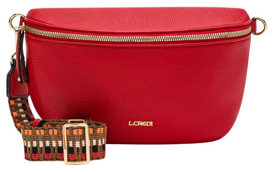 Crossover Tasche L.Credi Salsa Noliana rot vegan