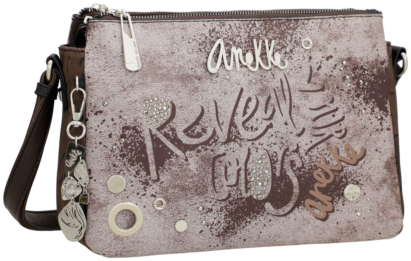 Crossovertasche Anekke Core Mantle Strasssteine grau Felsen