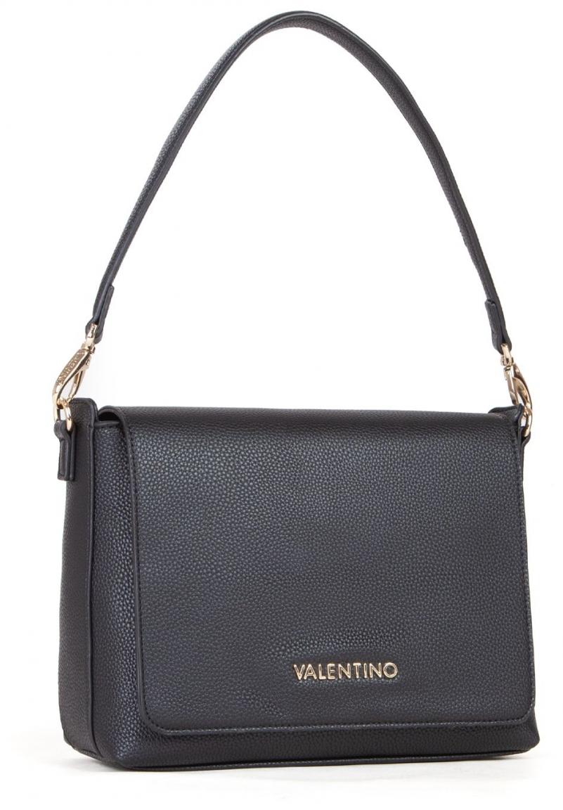 Crossovertasche Valentino Never Nero schwarz Überschlag recycled