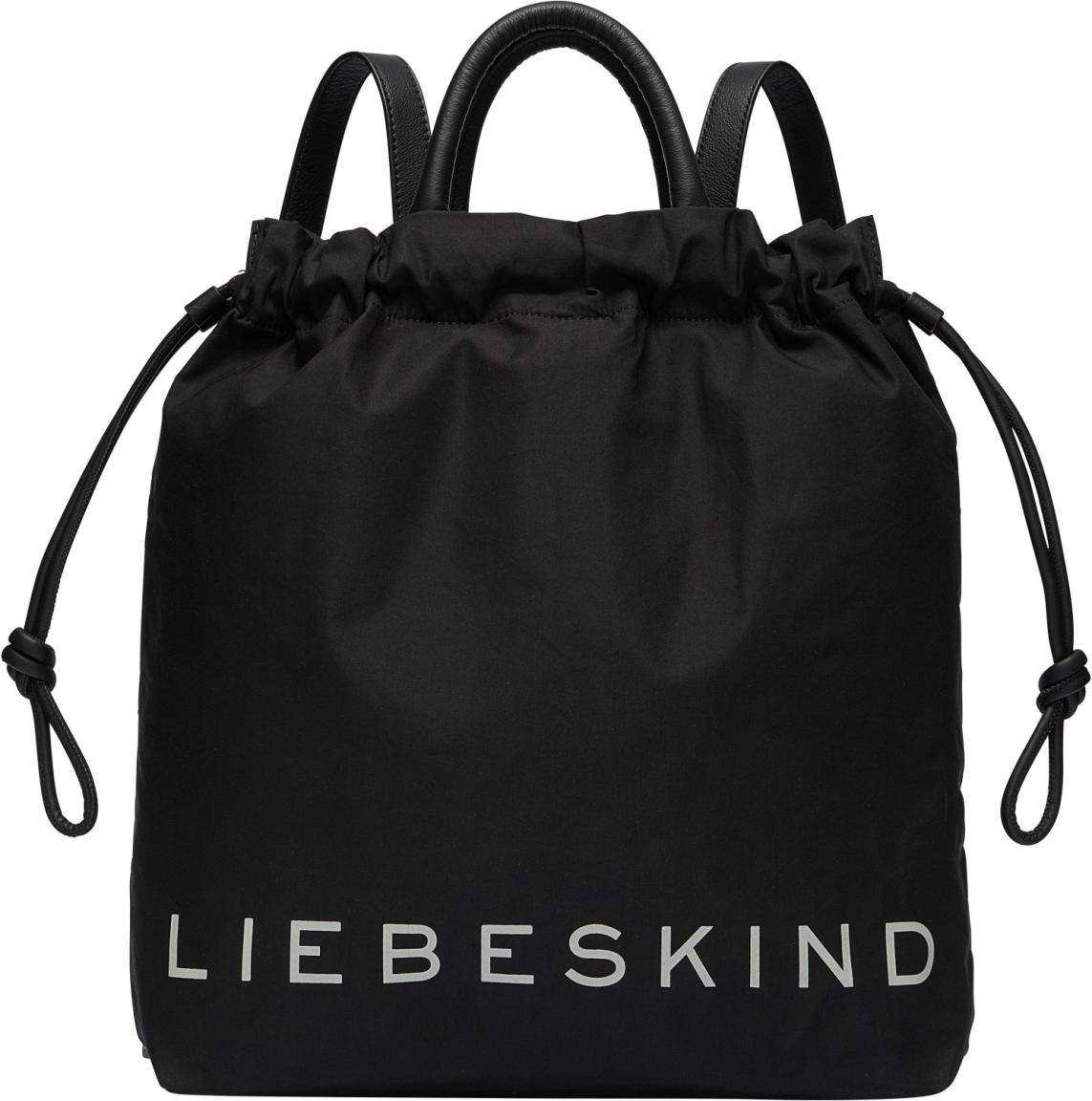 Damen Backpack Liebeskind Jillian Large Black Logomanie