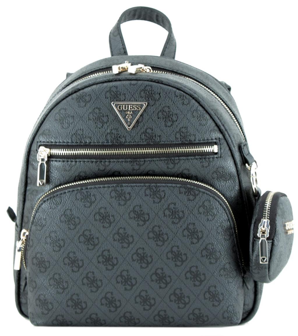 Damen Daypack Guess Power Play Coal Logo Anthrazit