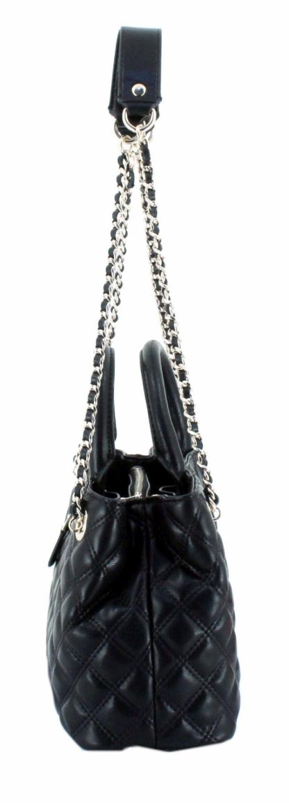 Damen Henkeltasche Guess Giully Black Steppoptik 