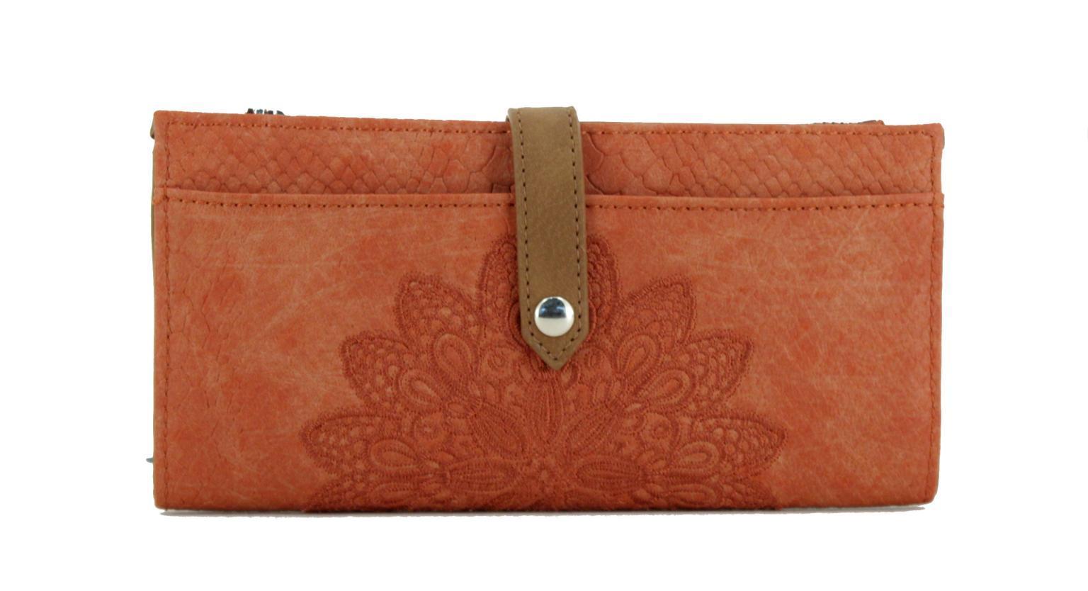 Damenbrieftasche Desigual Summer Aquiles Naranja Tierra orange