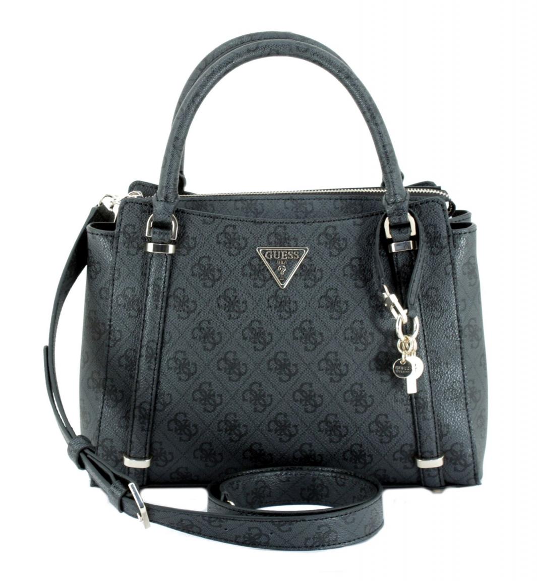 Damenhandtasche Guess Eco Erica Coal Logo 