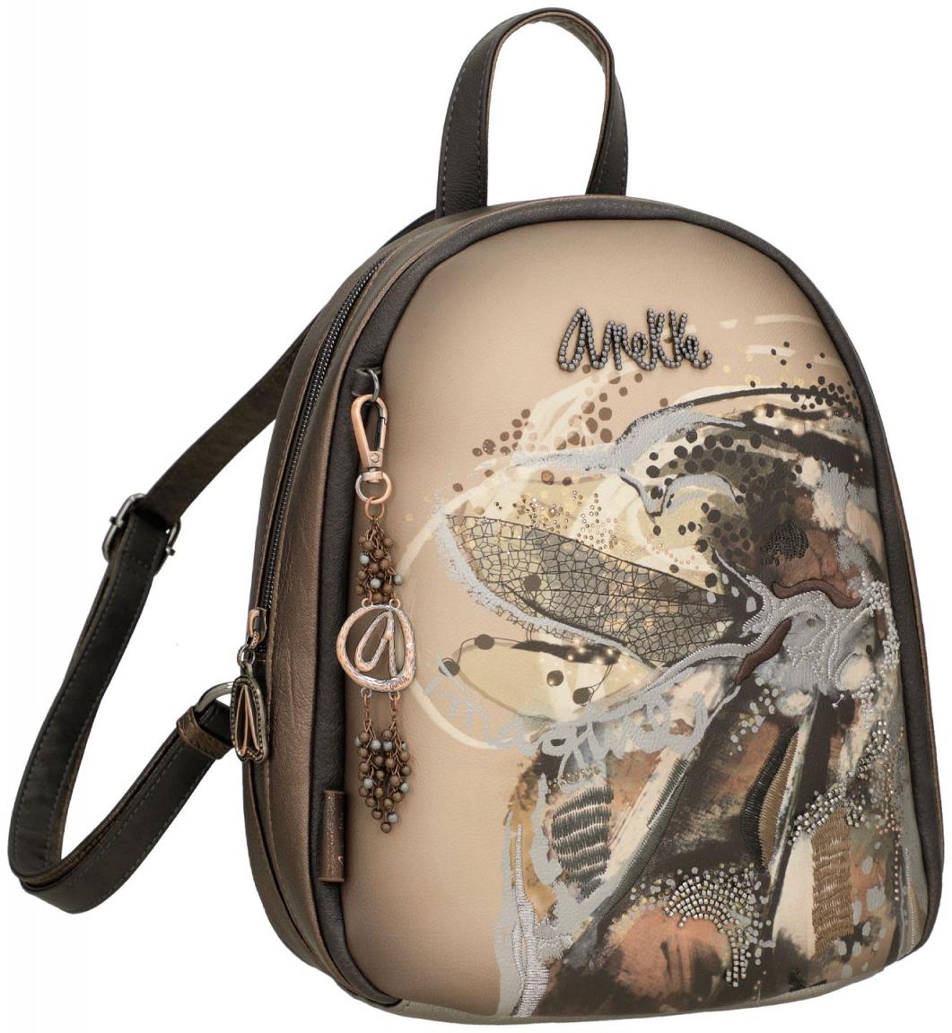 Damenrucksack Anekke Dreamverse Wings Herbstfarben Stickerei