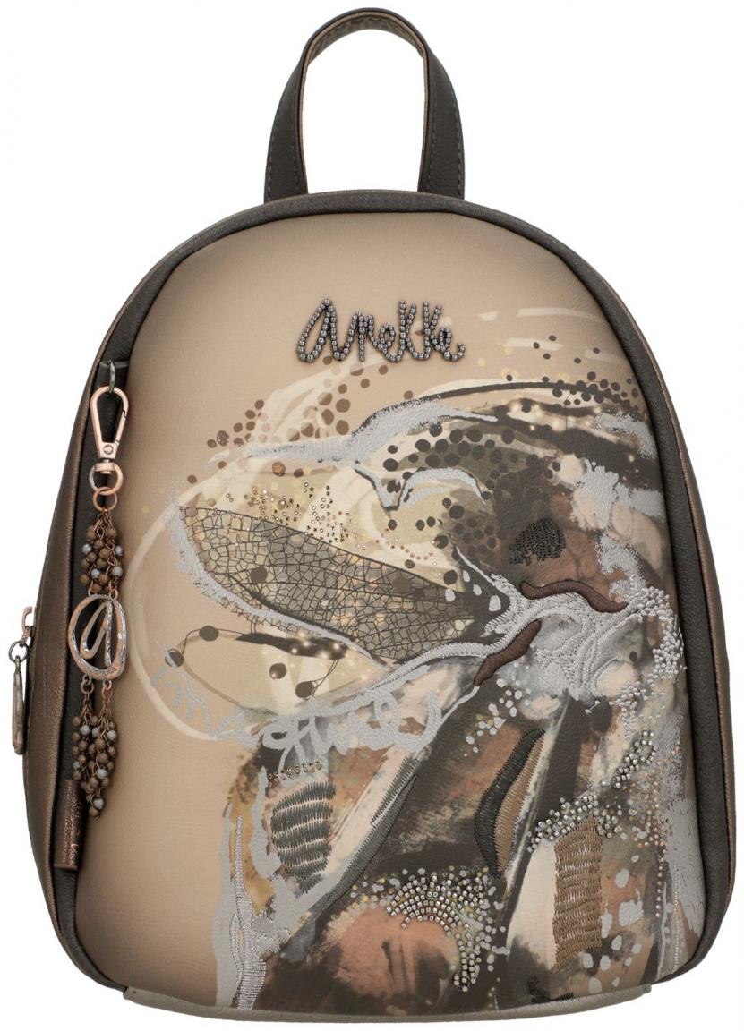 Damenrucksack Anekke Dreamverse Wings Herbstfarben Stickerei