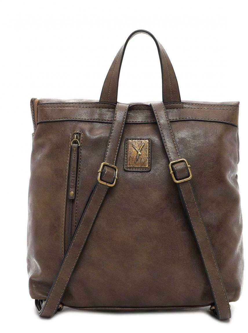 Damenrucksack Bly Suri Frey Mud Taupe vegan