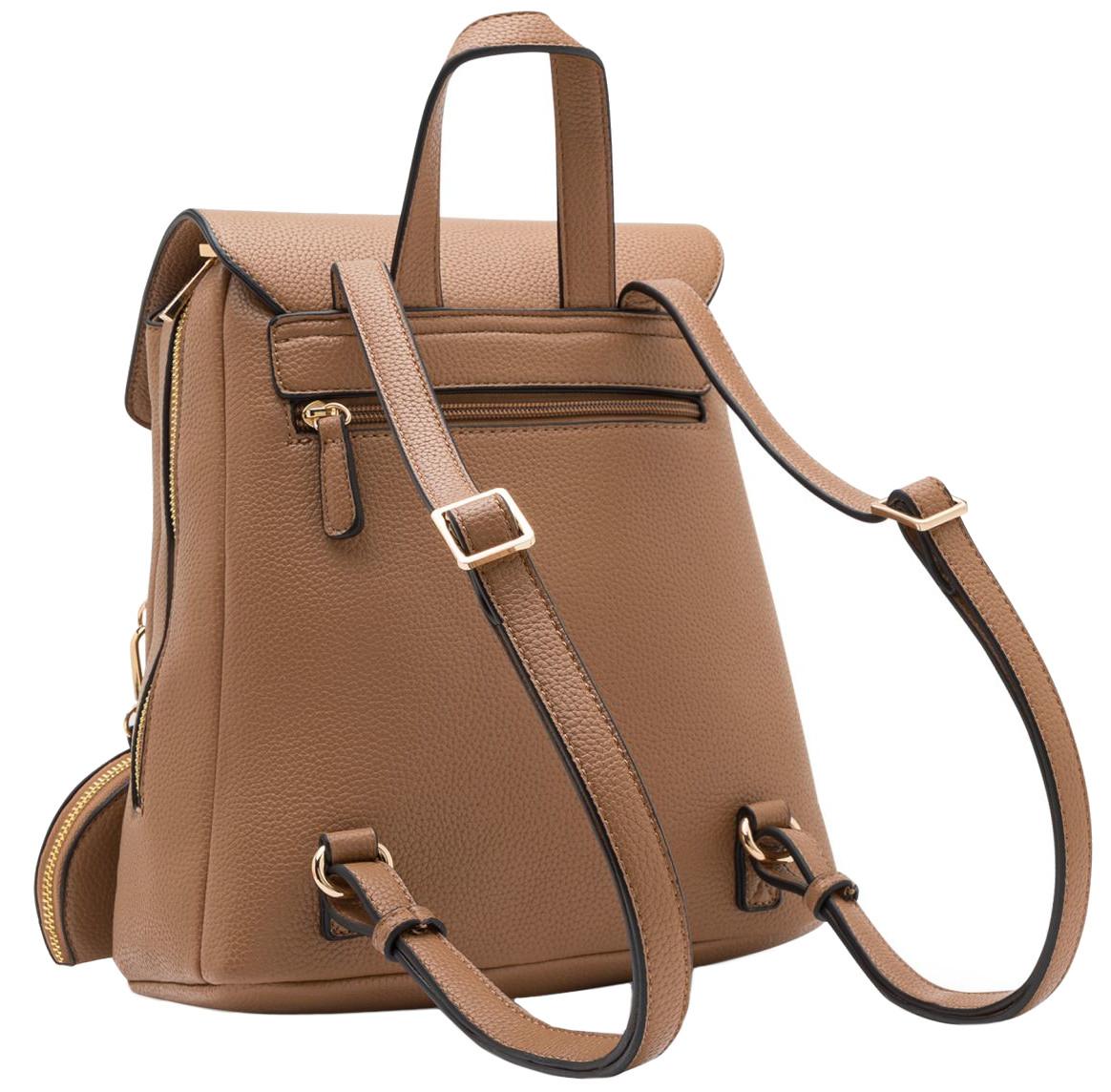 Damenrucksack Toffee L.Credi Ninina braun Etui