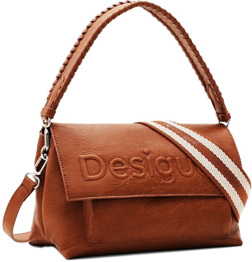 Damentasche Desigual Half Logo Venecia 2.0 Cuero West Cognac Etui