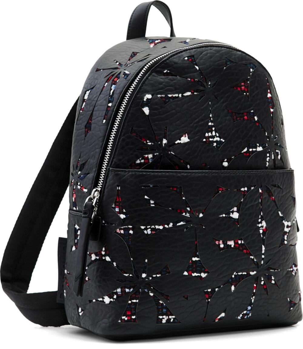 Daypack Desigual Onyx Mombasa Mini Negro Bucle 